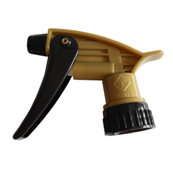 Trigger Sprayer,  Black/Gold, 9-1/4.