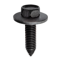 M8-1.24 x 30mm Hex Head Sems 24mm O.D. Phosphate 25 pcs.