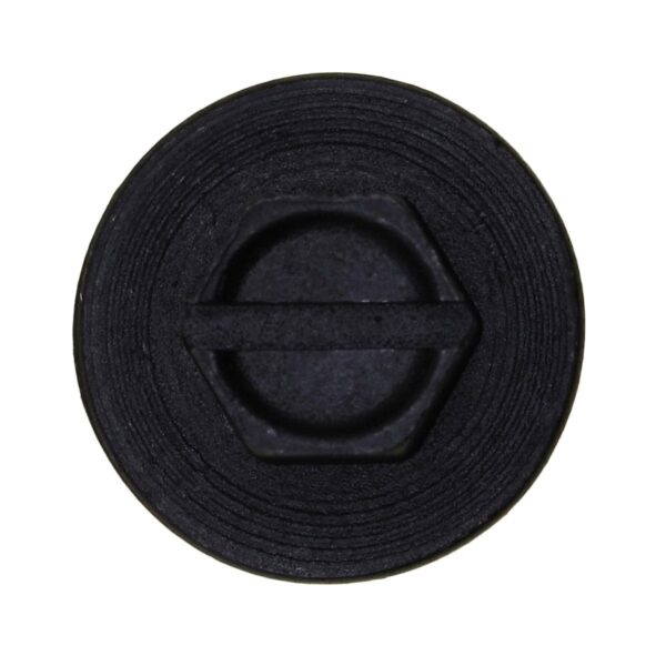 Slotted Hex Washer Head License Plate Screw #14 x 5/8” Black 50 pcs.