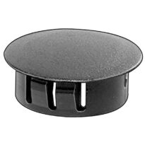 Black Nylon Locking Hole Plug 1/4″ 50 pcs.