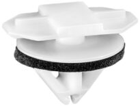 Liftgate / Spoiler Moulding Clip, White Nylon 15 pcs.