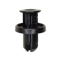 Push-Type Retainer, Black Nylon 15 pcs.