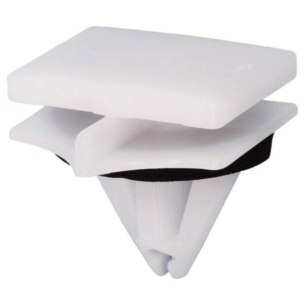 Ford Moulding Clip with Sealer, White Nylon 25 pcs.