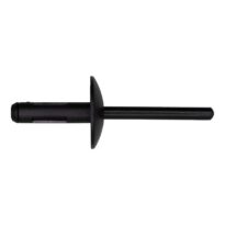 BMW Nylon Rivet, Black Nylon 25 pcs.
