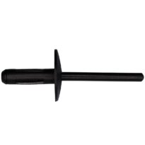 BMW Nylon Rivet, Black Nylon 25 pcs.