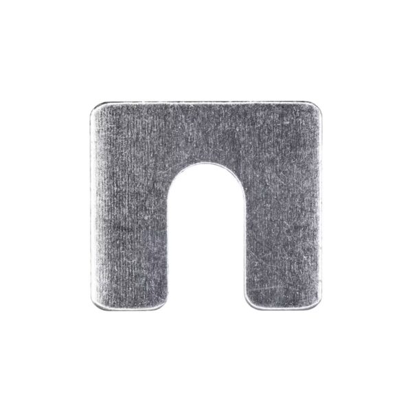 Shim 1-1/4” x 1-1/8” x 1/16” with 3/8” Slot Zinc 100 pcs.