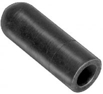 Rubber Vacuum Cap Black For 3/8 Dia. 25 pcs.