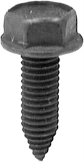 M6-1.0 x 20mm Hex Washer Hd – Black Polyseal 50 pcs.