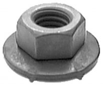 M6-1.0 Free Spinning Washer Nut 19mm Od 25 pcs.