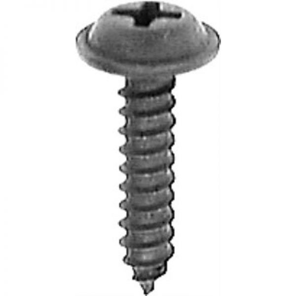 Phil.Flat Washer Hd T.S. #6 x 1/2 Black 100 pcs.