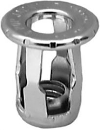 Metric Jack Nuts M6-1.0 Thread Zinc Plated 25 pcs.