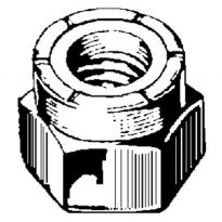 3/8-16 Nylon Insert Lock Nut 18-8 25 pcs.