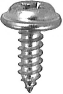 #8 x 1/2 Phil Flat Top Wshr Hd T.S. 13/32 Dia. Zinc 100 pcs.