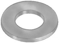 Nylon Flat Washer 1/8 Bolt .200 Id .062 Thick 100 pcs.