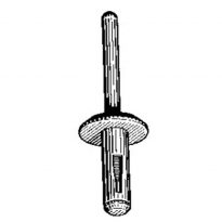 GM Nylon Rivet 1/4 Hole Dia. 2-1/8 Length