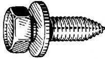 Ind Hd Sems Body Bolt Phos M8-1.25 x 25mm 50 pcs.