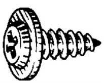 Phillips Flat Top Washer Hd Tap Screw #10 x 1/2 100 pcs.
