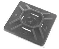 Cable Tie Mount With Adhesive Back 4-Way 10 pcs.