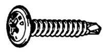Phillips Washer Head Teks #8 x 1 Zinc 50 pcs.