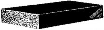1/8 x 3/4 x 25 Weatherstrip(Rep.4739) 25 pcs.