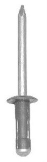 GM Aluminum/Steel Rivet 3/16 Dia. 3/16-3/8 Grip 25 pcs.