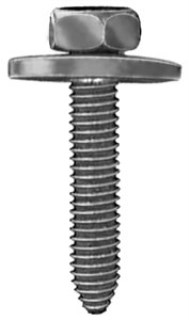 GM Hex Head Sems Body Bolt M6-1.0 x 30mm 25 pcs.