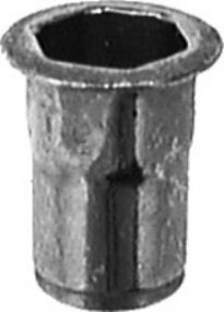 GM Specialty Nutsert M6-1.0 .7mm-4.2mm Grip 15 pcs.