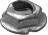 Thread Cutting Nut 1/4 Stud Size 7/16 Hex 100 pcs.