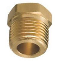 Brass Hex Head Plug 1/2 Pipe Thread 5 pcs.