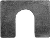 SHIM 2 X 1-1/2 X 1/8 W/ 3/4 SLOT ZINC 50 pcs.