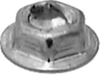 Thread Cutting Nut 3/16 Stud Size 1/2 Washer Dia 100pcs