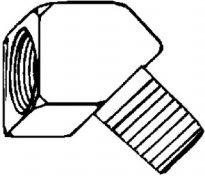 Brass Street Elbow 3/8 Pipe Thread 5 pcs.