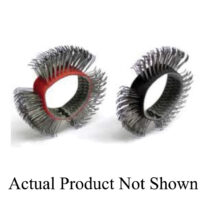 Wire Wheel, 4 in Dia x 3/4 in W, Stainless Steel