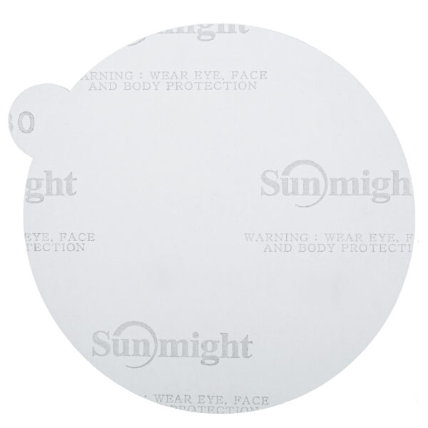 5″ No Hole PSA Disc 600 Grit Sunmight Film 100 pcs.