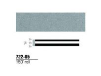 DUAL STRIPE TAPE SILVER METALLIC