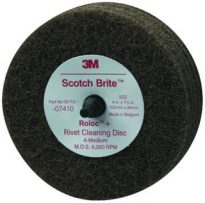 4″ Rivet Cleaning Disc Brown Medium