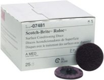 2″ Roloc Disc Med Grit Maroon 25 pcs.