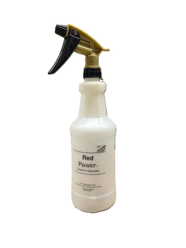 MT Spray Bottle – Red Power MSDS with Trigger