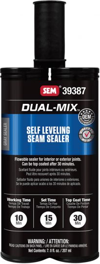 Self Leveling Seam Sealer Dark Charcoal Gray