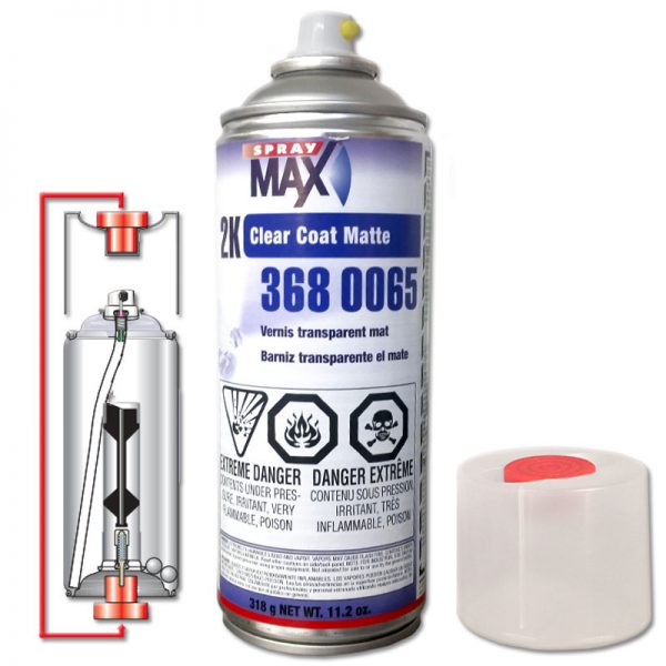 2K Matte Clearcoat Aerosol
