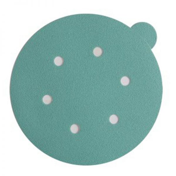 6″ 400 Grit Velcro 6 Hole