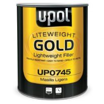 Flyweight Gold Premium Grade Lightweight Body Filler, 3 Liter